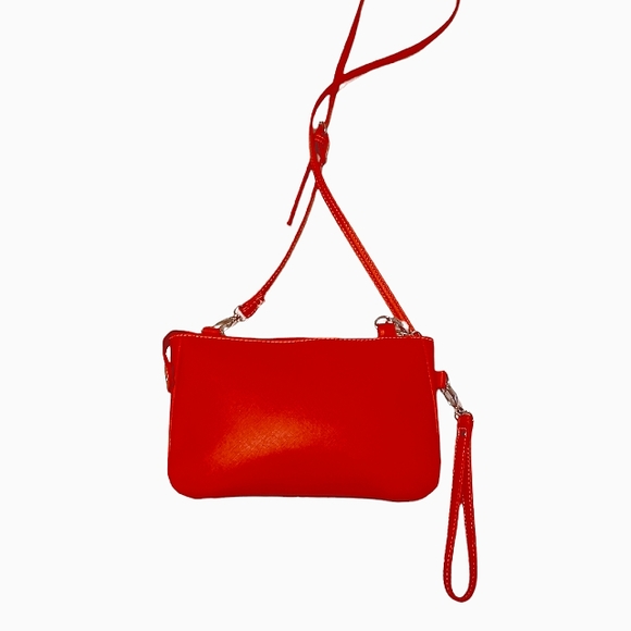 Kenneth Cole Reaction Red Crossbody/Wristlet Bag - Picture 3 of 12
